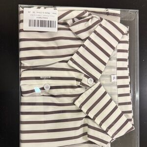 Striped Button-Up Shirt